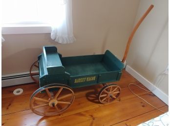 Replica Green Painted Goat Wagon