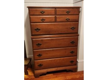Very Clean Maple Tall Chest Of Drawers