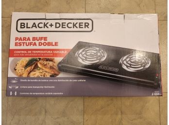 Black And Decker Double Hot Plate