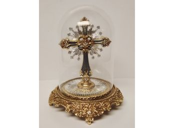 Limited Edition Star Of Hope Jeweled Glass Dome