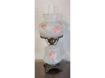 Floral Decorated Gone With The Wind Styke Lamp