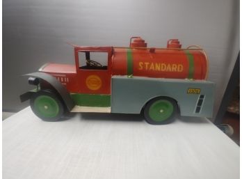 Handcrafted Tin Standard Oil Delivery Truck