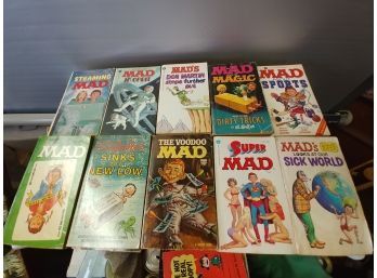 Mad Paperback Book Lot Signet And Faucet Publications