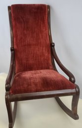 Victorian Ladies Rocking  Chair In Excellent Condition