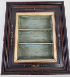 Antique Framed, Shadowbox,  Curio Shelf