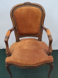 Burnt Orange, Victorian Side Chair
