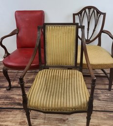 Lot Of 3 Antique Side Chairs
