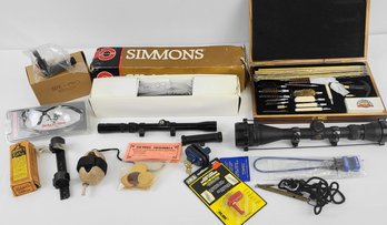 Lot Of Hunting Gear - Cleaning, Scopes And More