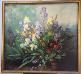 Barbara Koch Giclee Landscape With Irises