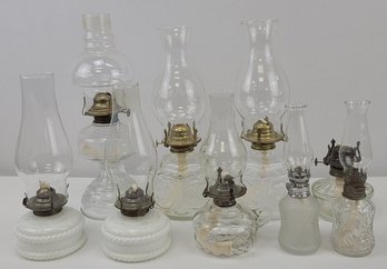 Large Lot Of Contemporary, Useable Oil Lamps
