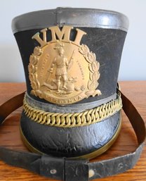 Vintage Virginia Military Institute Cadet Shako Hat