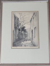 Original Signed, Etching By Elizabeth Oneil Verner (american 1883 - 1979)  'philadelphia Street Charleston'