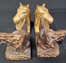Horse And Dog Bookends