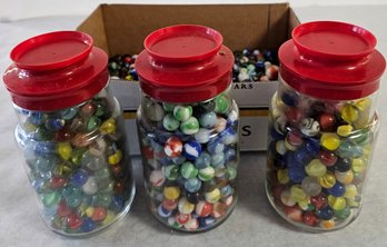 Large Lot Of Toy Marbles