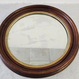Large, Antique, Walnut Framed Mirror