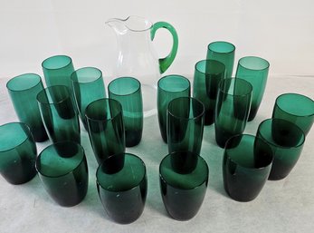 Emerald Green Drink Set