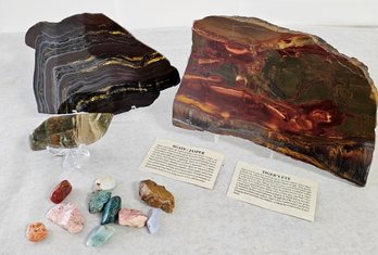 Rock Collection - Agate Jasper, Tiger's Eye And More