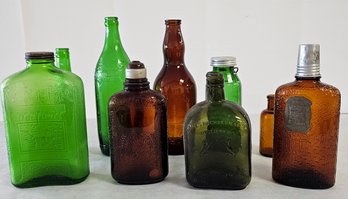 Grouping Of Bottles Including Water Bottle With Original Cap