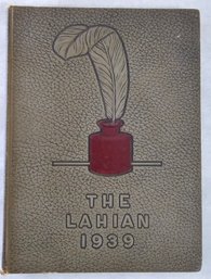 'the Lahian' 1939 High School Yearbook