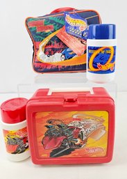 2, Vintage Hot Wheels Lunch Boxes With Thermoses