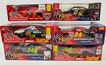 Lot Of 6 Nascar Diecast Vehicles In Original Boxes 1:24 Winners Circle & Racing Champions