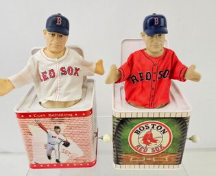 2,red Sox Music Boxes - Working, Plays Ball Game Song
