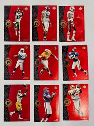 Lot Of 9, SP Premier Prospects Football Cards