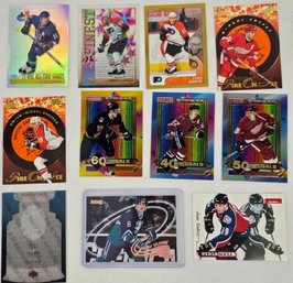 Lot Of 11 Hockey Sports Cards Including Refractor And Limited Editions