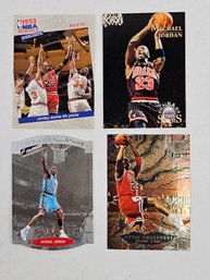 Lot Of 4, Michael Jordan Basketball Cards