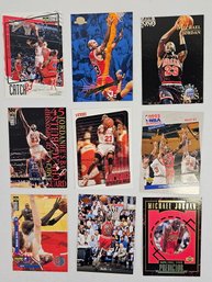 Lot Of 9, Michael Jordan Basketball Cards