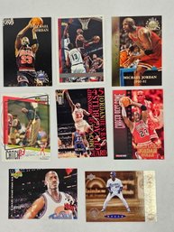 Lot Of 8, Michael Jordan Basketball Cards