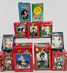 Looney Tunes And Disney Christmas Ornaments Lot In Original Packages