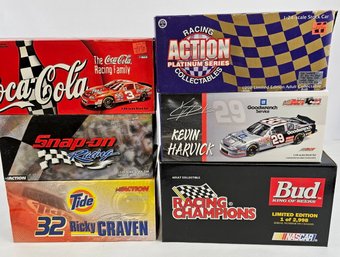 Lot Of 6, Nascar Diecast Vehicles 1:24 In Original Boxes