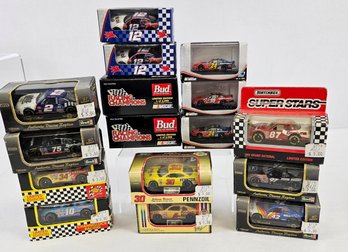 Lot Of 16, Nascar Diecast Vehicles 1:64 And Smaller In Original Boxes - Some Limited Editions