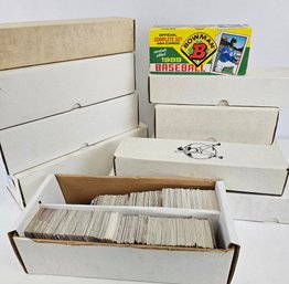 Large Baseball Card Lot From The 1990's Era