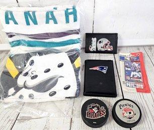 Hockey And New England Patriots Memorabilia