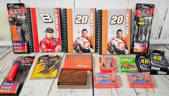 Dale Earnhardt Jr., Tony Stewart And More - Wallet, Cards And Spiral Notebooks