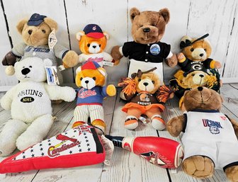 Sports Team Teddy Bears - Astros, Bruins, Cubs, Mets Green Bay And More
