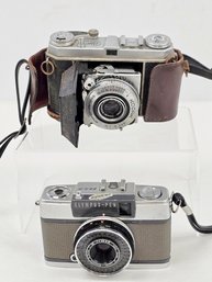 Vintage, Kodak Retina And Olympus Pen Cameras