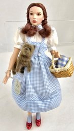 2000, Dorothy Wizard Of Oz T.e.c. Artist Doll With Tag, Basket And Toto