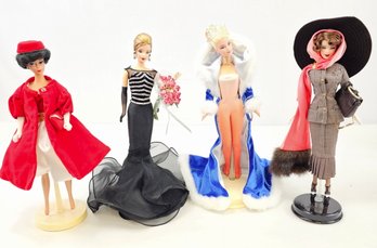 Lot Of 4, Vintage Barbie Dolls