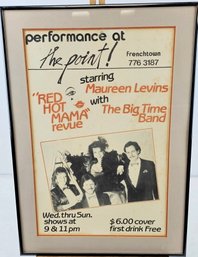 1970's Original Concert Poster - 14' X 20'