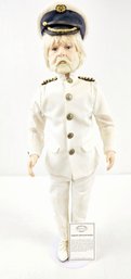 19' Hand Crafted TITANIC Doll - Captain Edward Smith, By Harland And Wolff, Maritime Heritage Collection