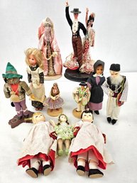 Large Lot Of Interesting, Vintage Dolls