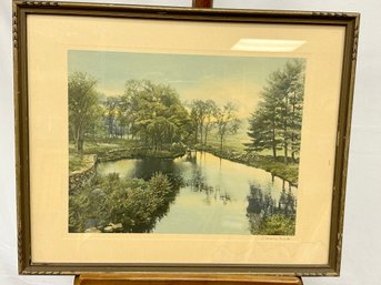'a Barre Brook', Wallace Nutting Print - Large