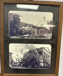 Worcester, Massachusetts Dual Framed Prints - Damage From 1938 Hurricane