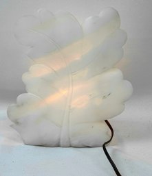 White ONYX Tree Lamp - Translucent Stone By Leviton - Mid Century