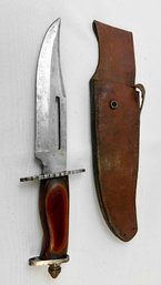 Large, Vintage, Knife With Sheath