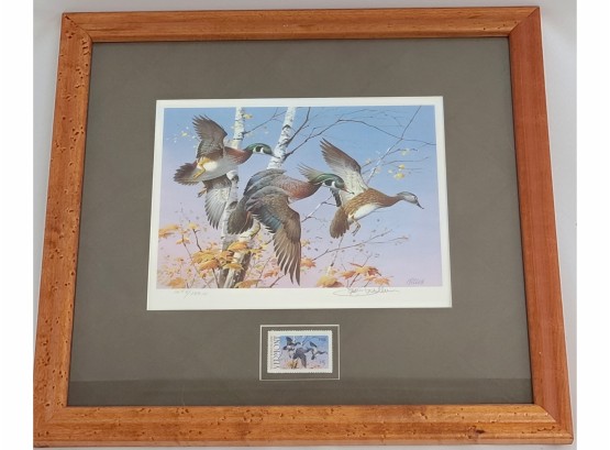 1986,  $5, Vermont Waterfowl Stamp, Signed And Numbered