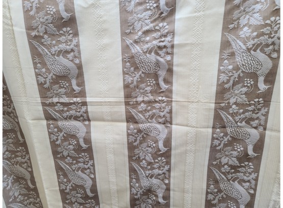 Antique Tablecloth 90x60' Plus Beautiful Bird Material
